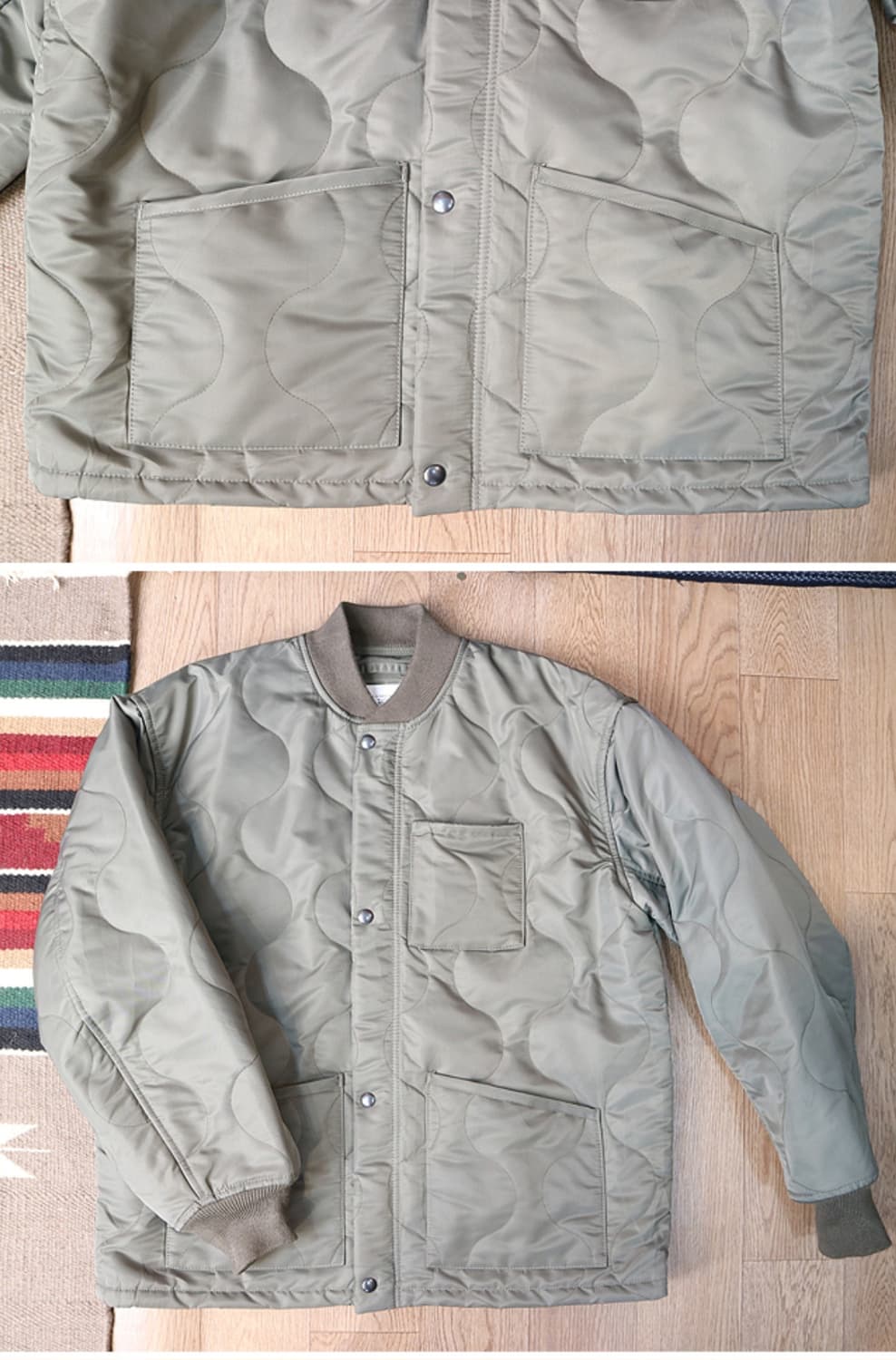 
일본판 WAIPER 미 공군 CWU-9 80S 복각 탄탄한 퀼팅자켓

 상품이미지3