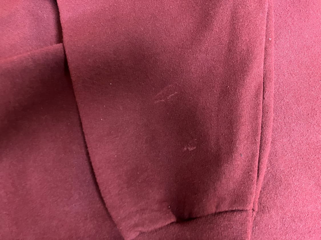 멕시코산 빈티지 챔피온 50/50 버건디 스웻셔츠 XL 105 상품이미지5