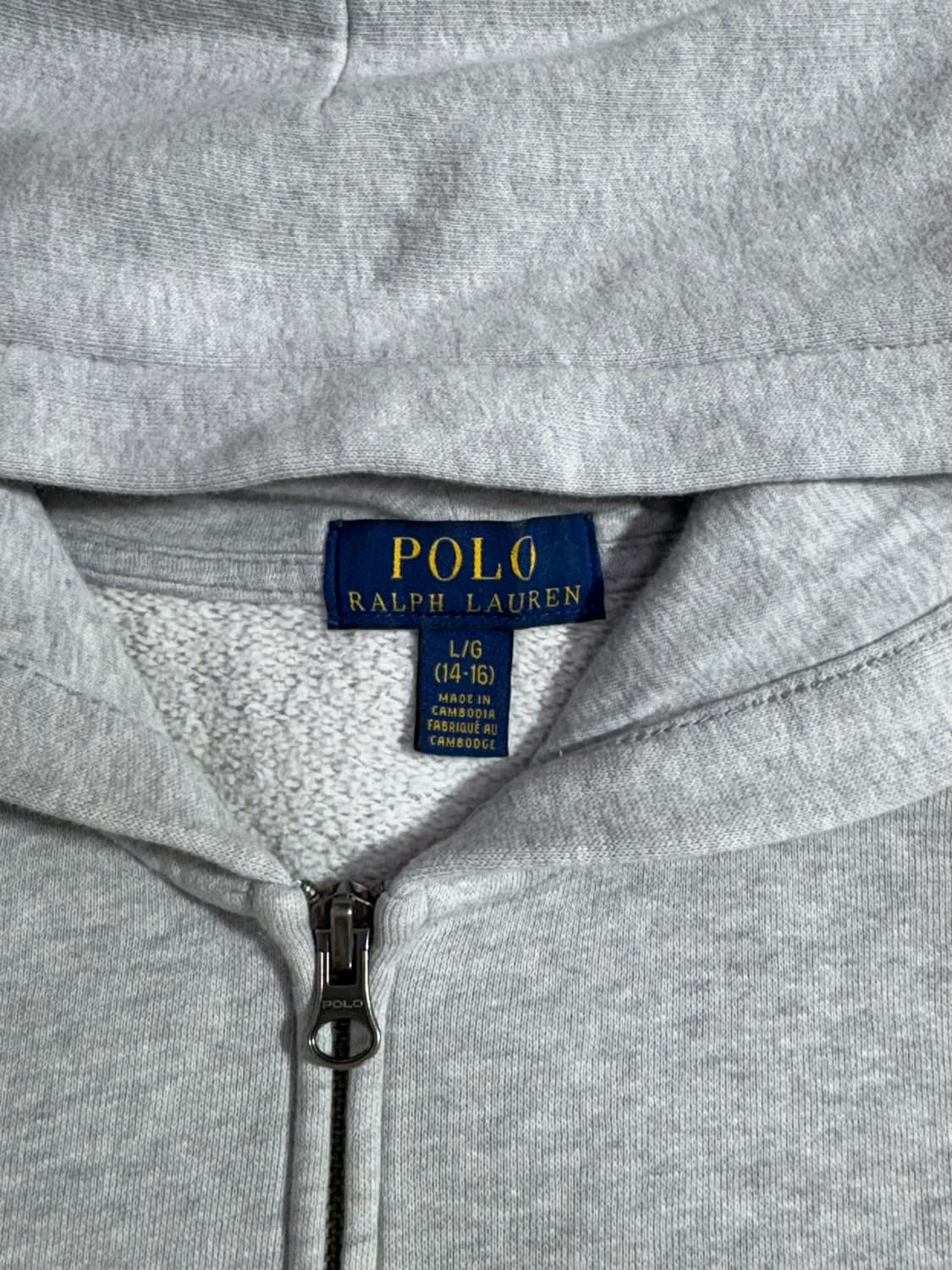 폴로 랄프로렌 그레이 포니 후드집업  상품이미지7