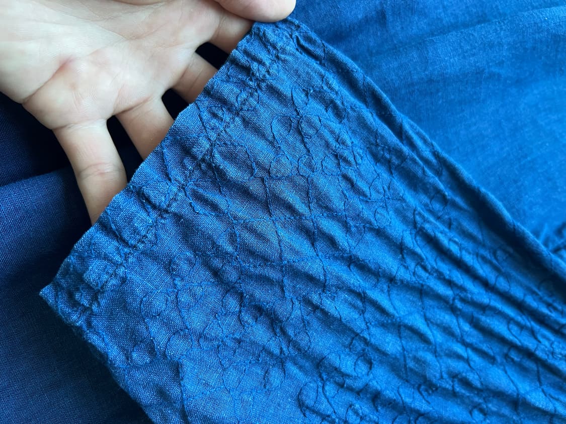 Nestrobe confect 헴프 인디고 다이 셔츠  상품이미지5