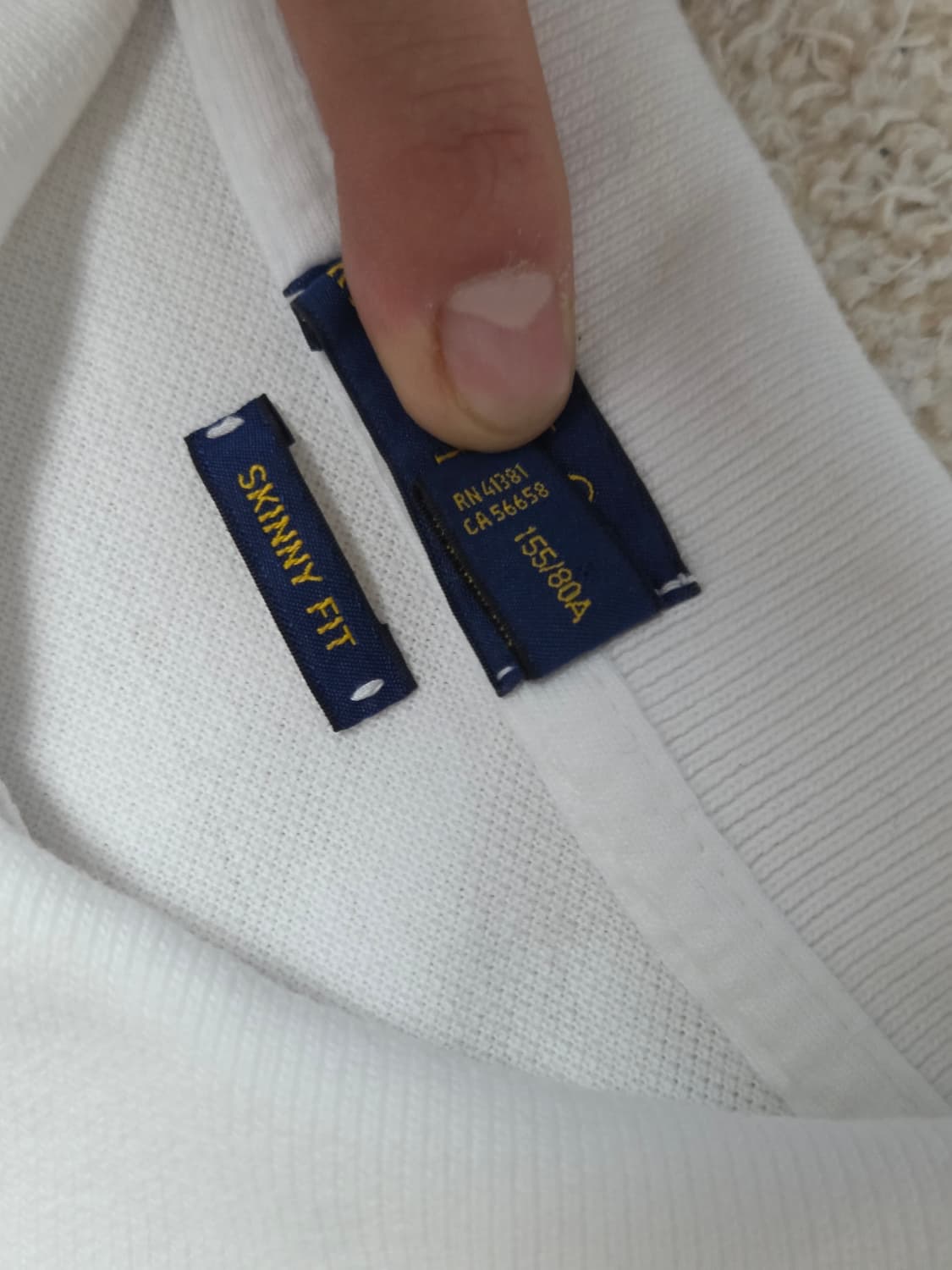 [폴로 랄프로렌] 스키니 핏 포니 로고 카라 반팔 티셔츠 | S00039 상품이미지4