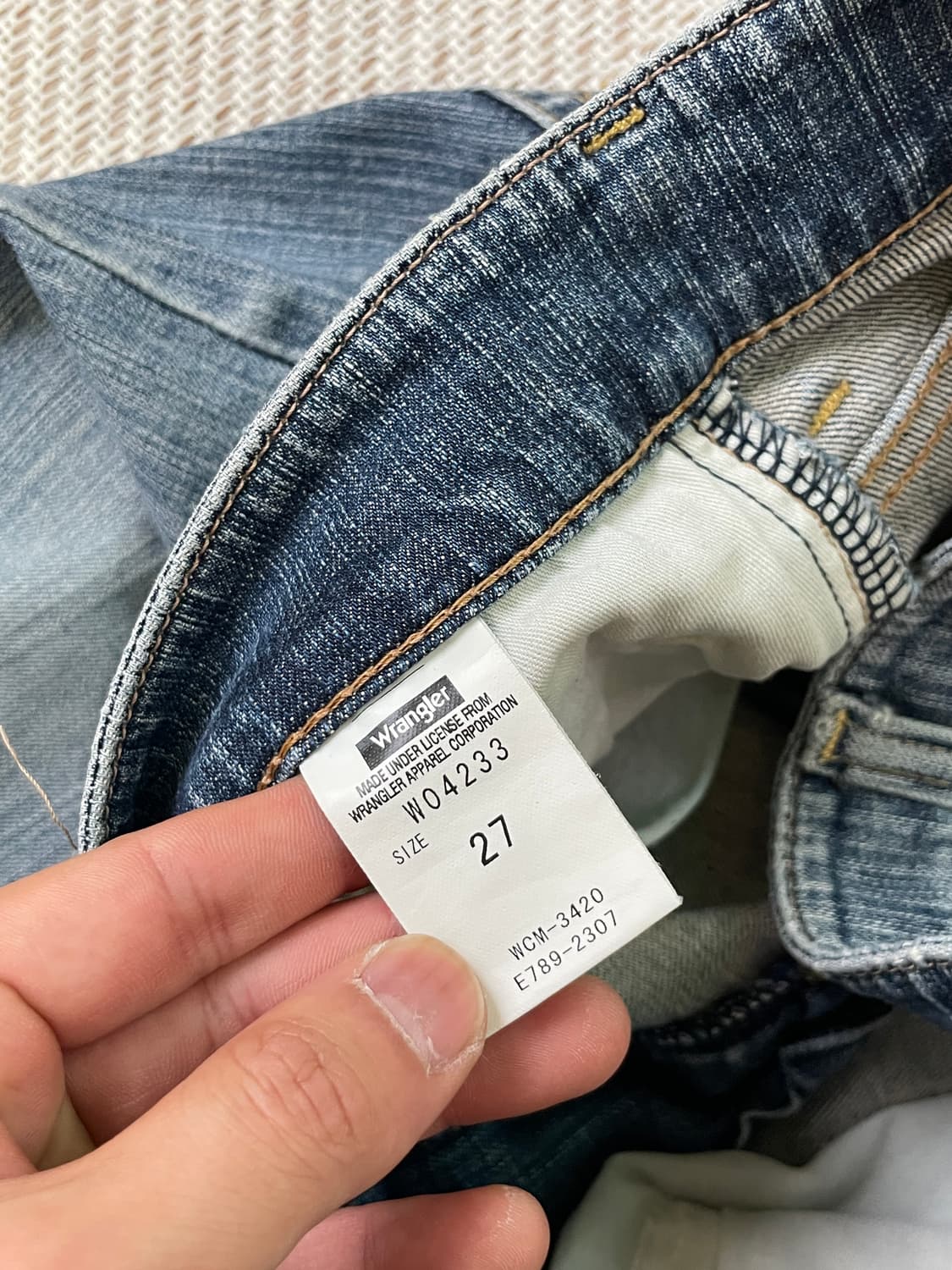 Wrangler 랭글러 데님팬츠 J03117 상품이미지10