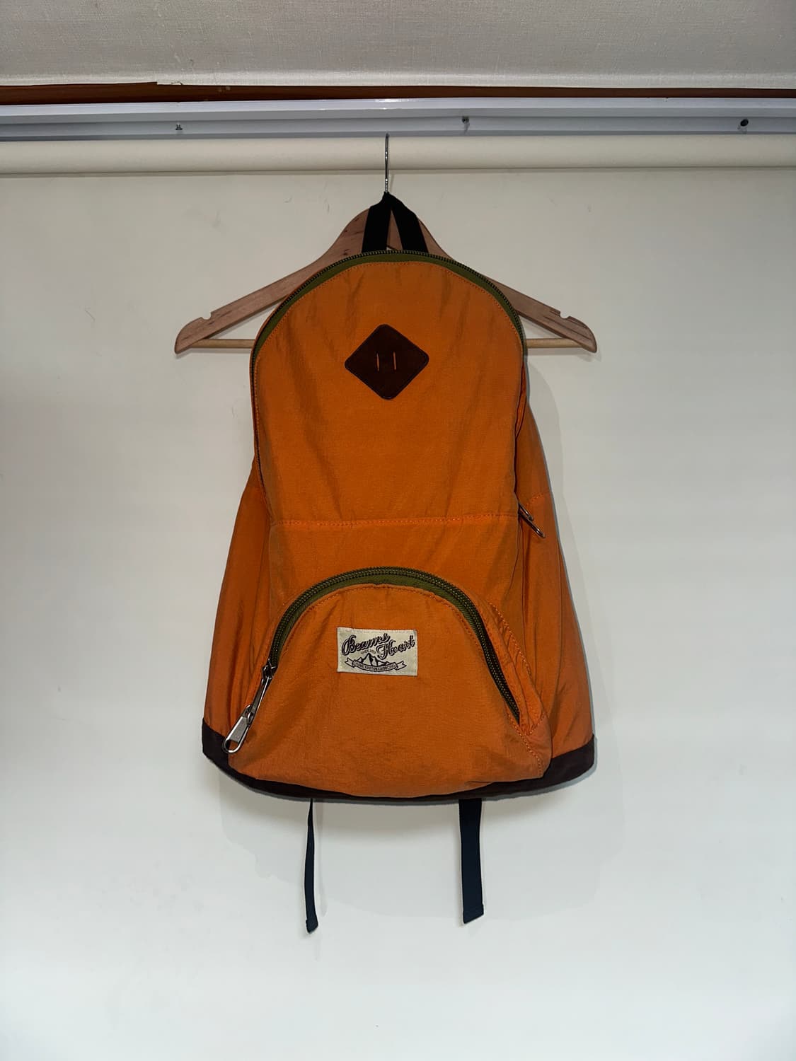 BEAMS HEART backpack 빔즈 하트 오렌지 백팩  상품이미지7