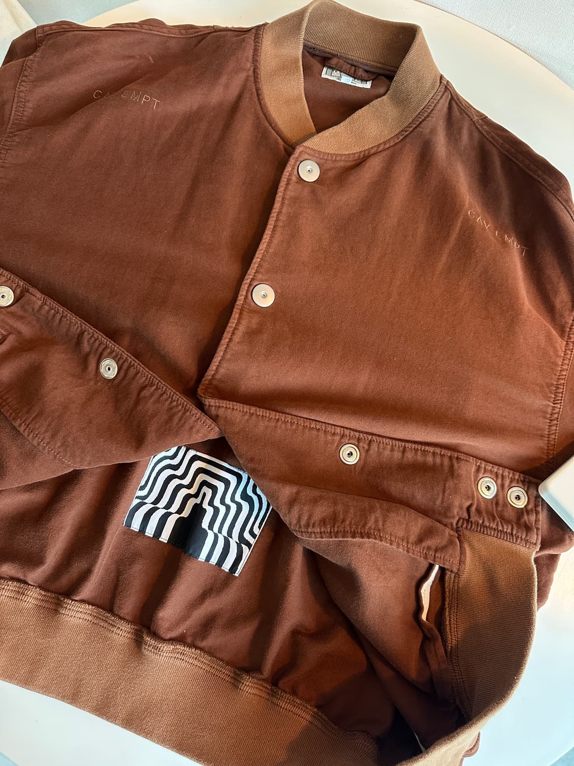 [판매] 카브엠트 코튼스냅 브라운자켓 상품이미지2