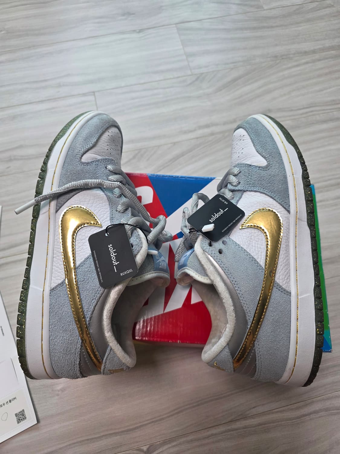 [270] 나이키 x 션 클리버 sb 덩크로우 홀리데이 스페셜 상품이미지5