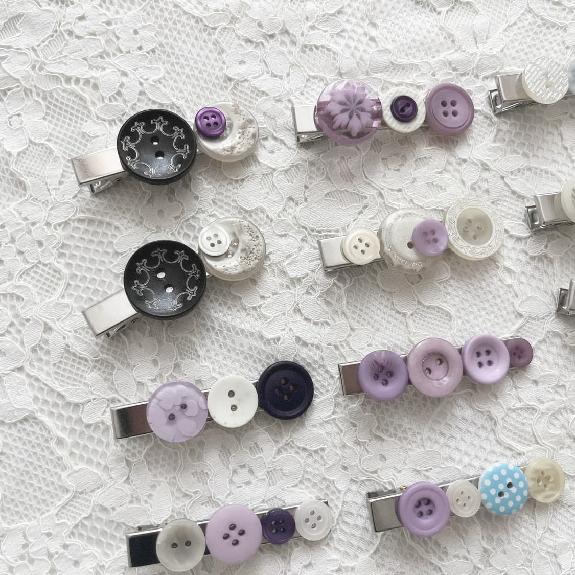 ⊰one and only⊱ button hair-pin 단추 헤어핀 상품이미지6