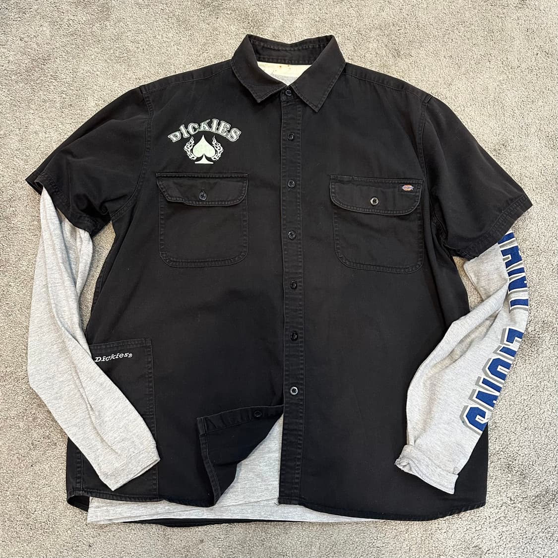 디키즈 올드스쿨 그래픽 워크웨어 셔츠XL 상품이미지1