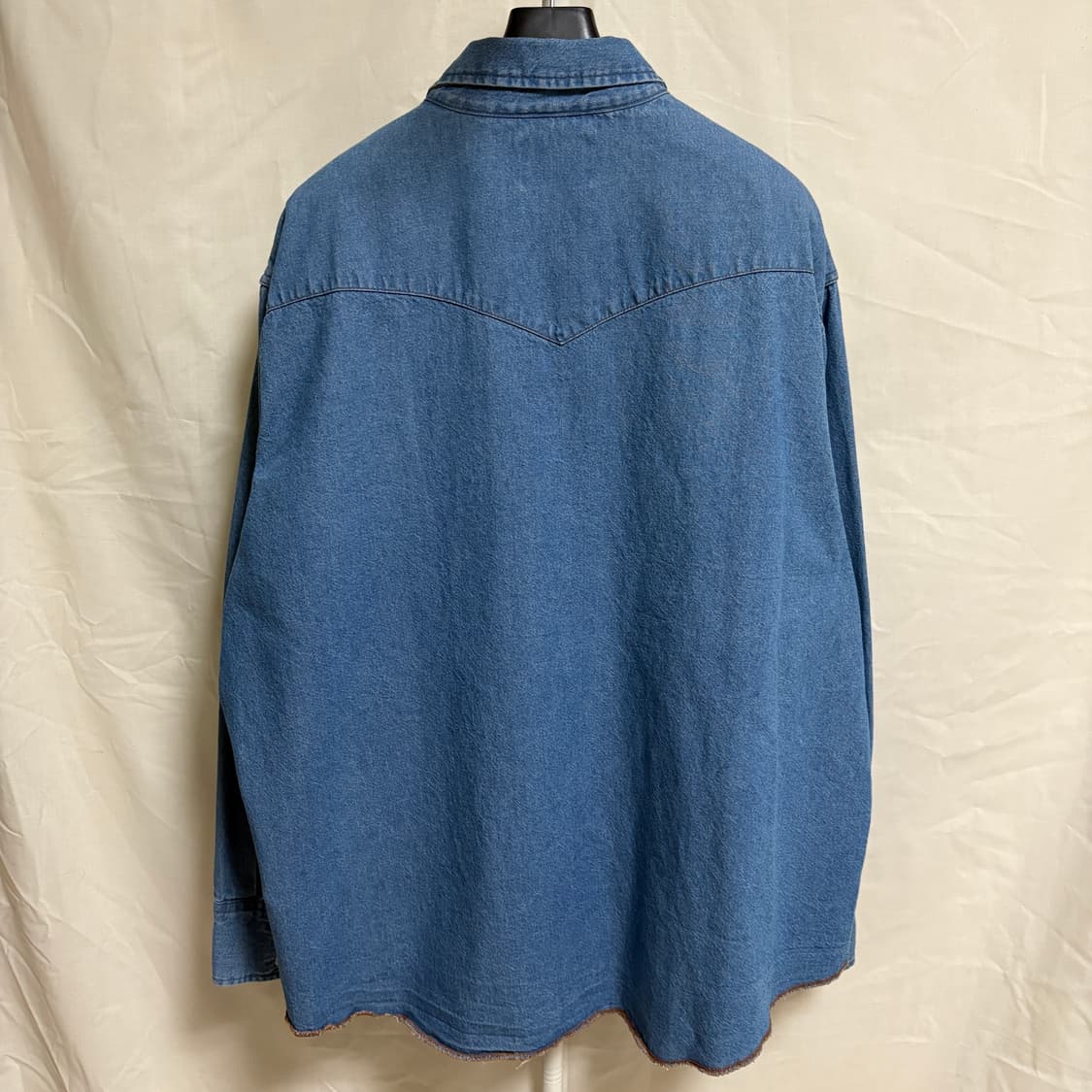 랭글러 데님 웨스턴 셔츠 / 블루, XXL 상품이미지7