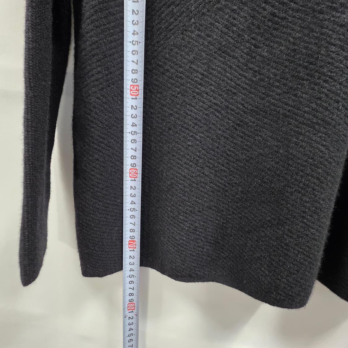 0161 아이잗바바 울 캐시미어 혼방 터틀넥 니트 블랙 여성 55 상품이미지3