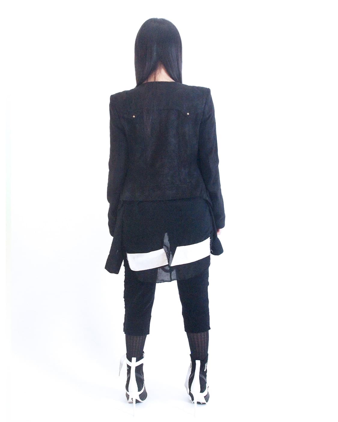 Velvet shirring antique ⚪️  capri pants 상품이미지5