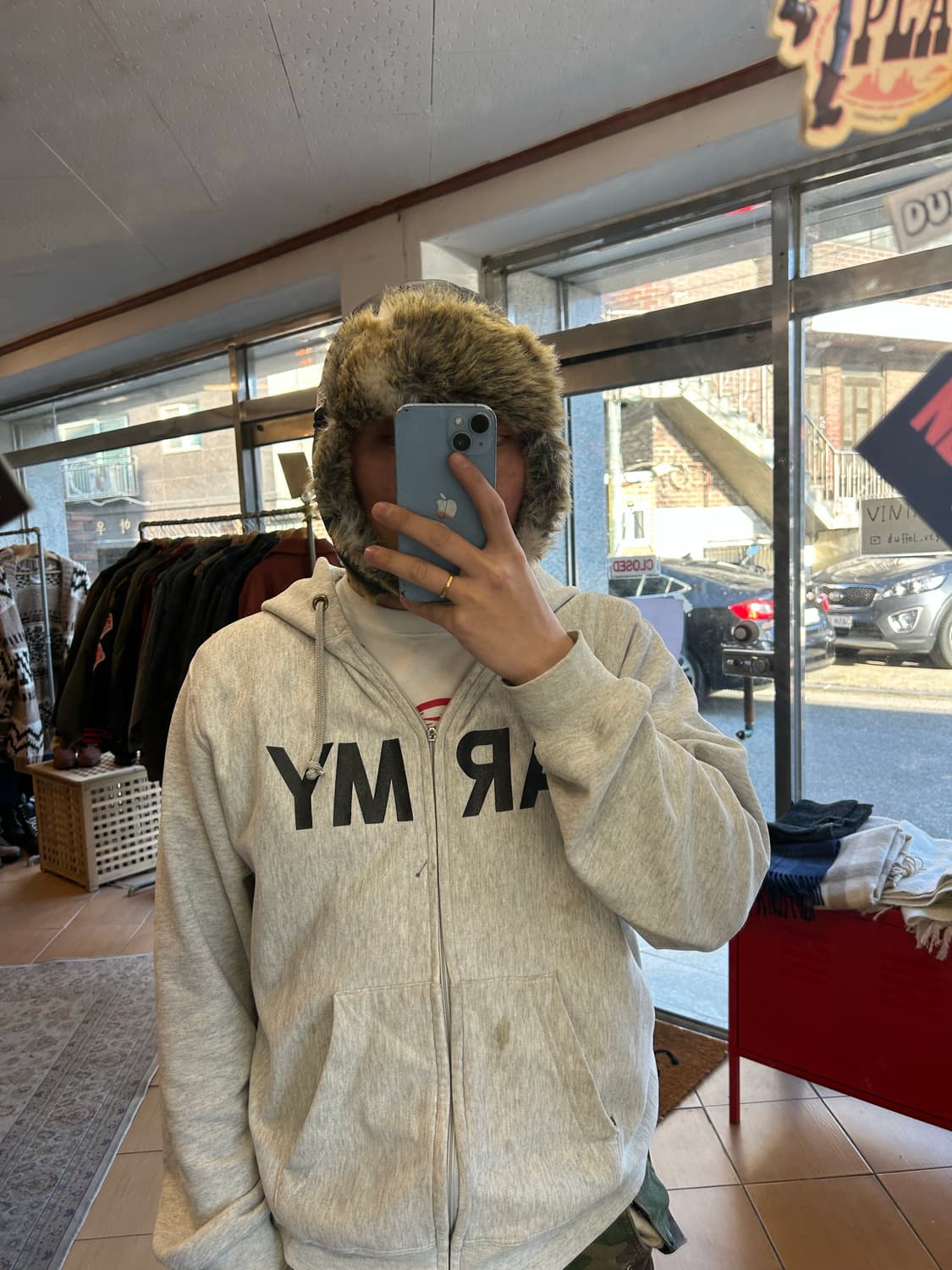 노스페이스 패딩 트루퍼햇 상품이미지6