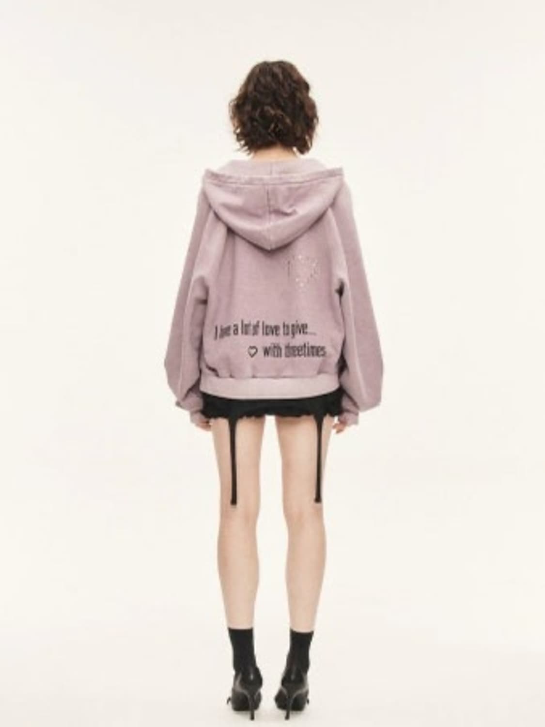 쓰리타임즈 미드나잇스터드 후드집업  상품이미지2