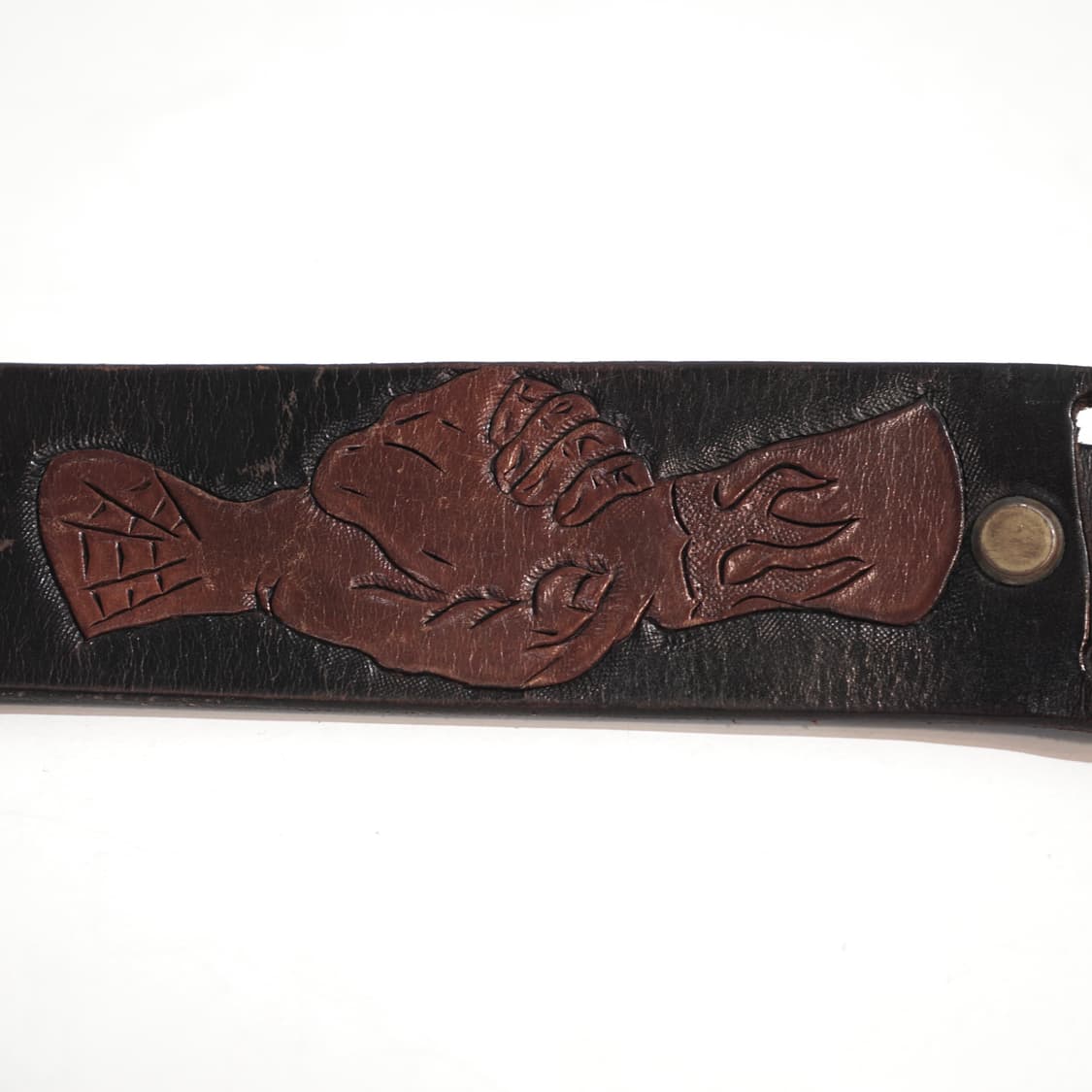 Noone 빈티지 레더 벨트 상품이미지3