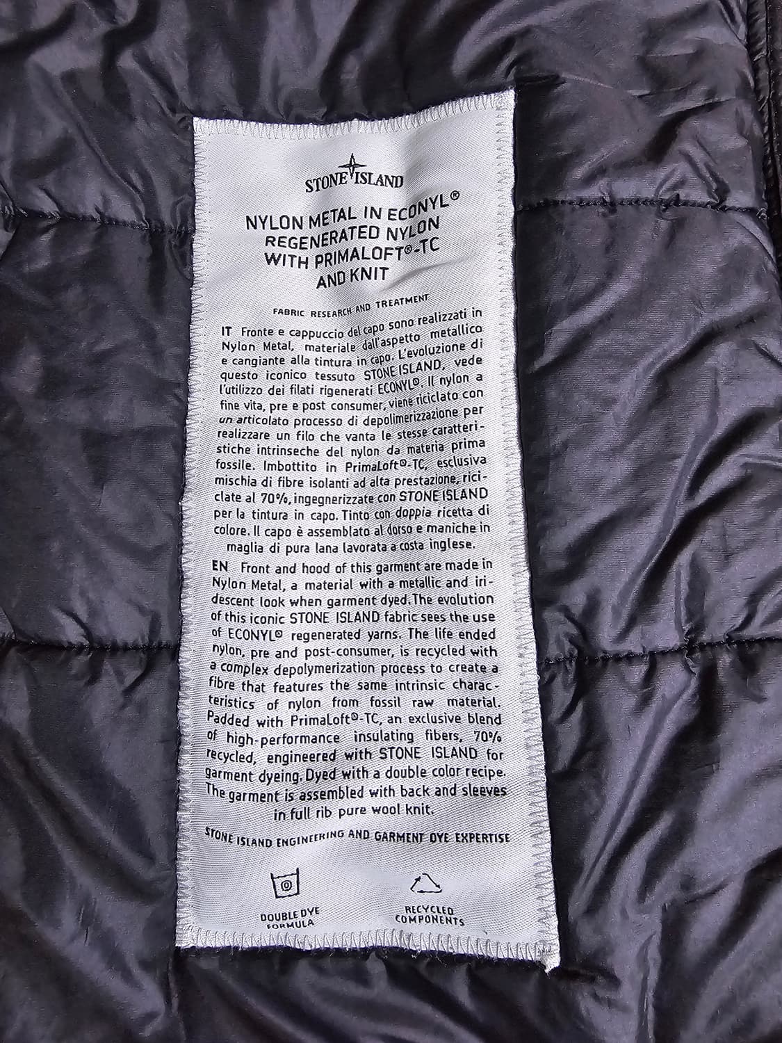 스톤아일랜드 나일론메탈 프리마로프트 니트 상품이미지5