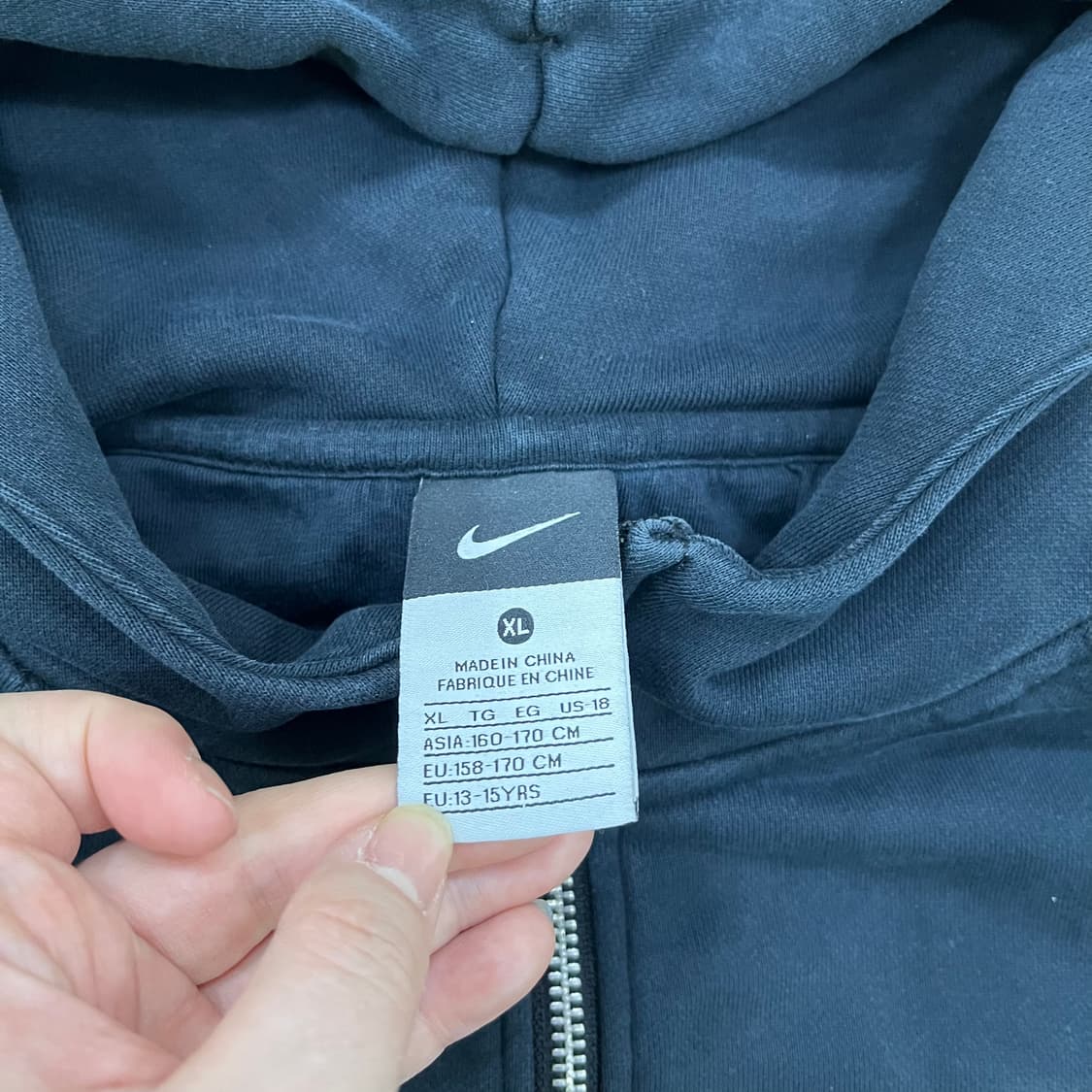 XL 나이키 반집업 스우시 후드티 0327M 상품이미지2