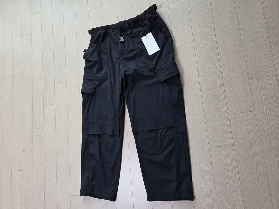 [정품] 송지오옴므 나일론 시어서커 트랙 팬츠 블랙 82 size 상품이미지2