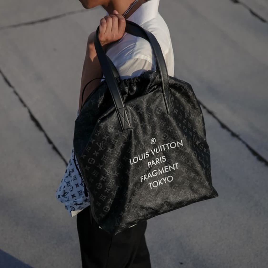 Retaw x Fragment 프라그먼트 드로우스트링 런드리 토트 숄더백 상품이미지8