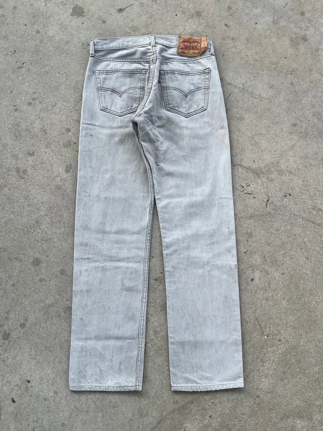 빈티지 리바이스 501 데님 팬츠 그레이 상품이미지3