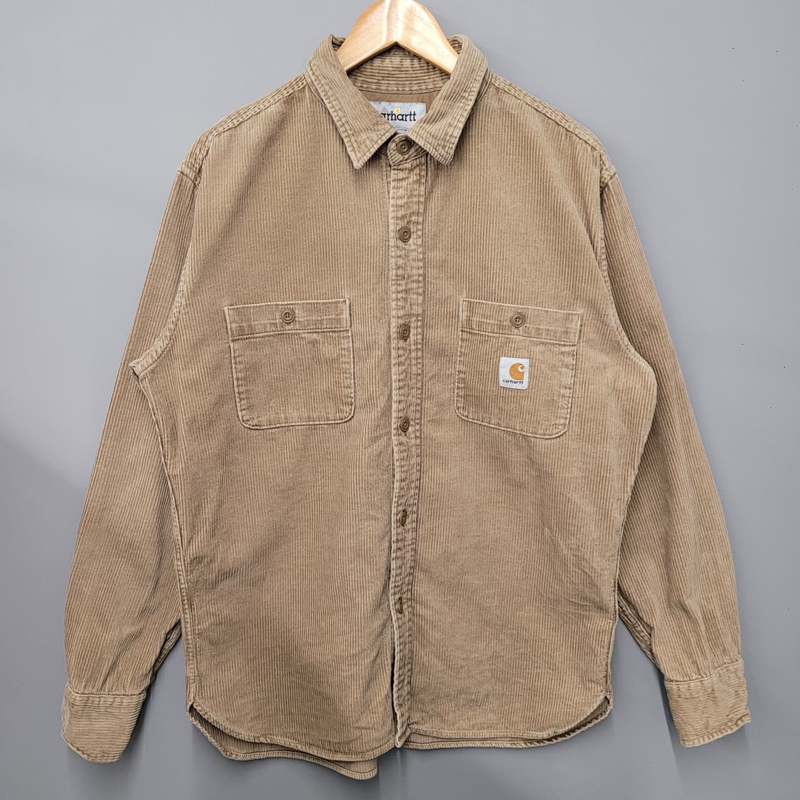 Carhartt 칼하트 코듀로이 셔츠 자켓 베이지  상품이미지1