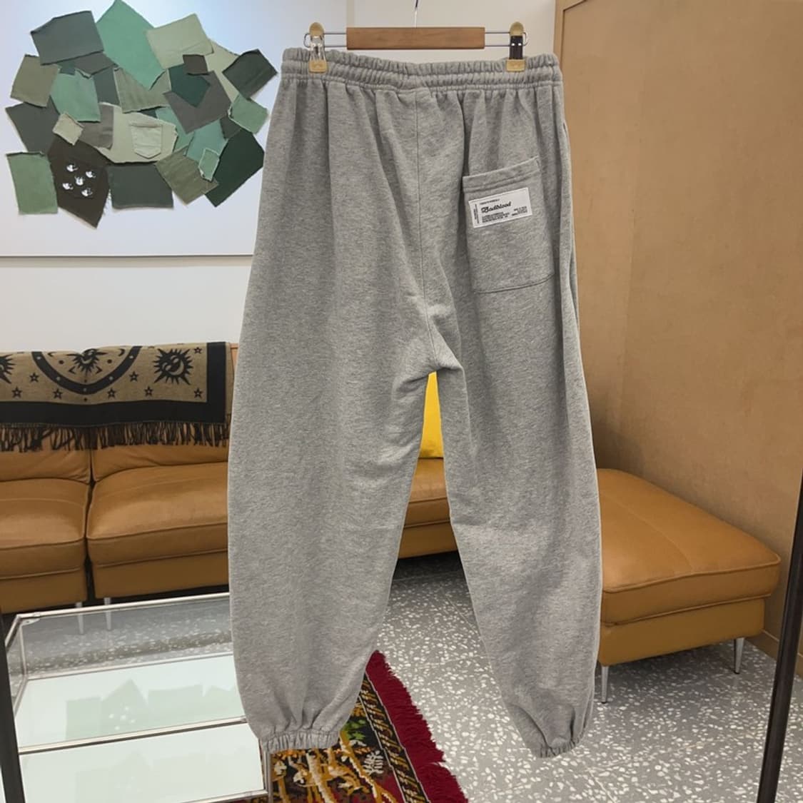 배드블러드 로고 스웻 조거 츄리닝바지 S C06268 상품이미지2