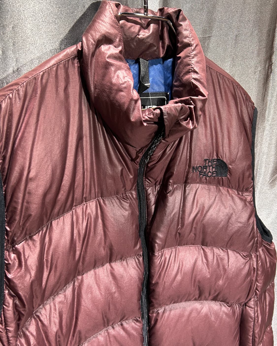 M 노스페이스 써밋 드라이로프트 버건디 패딩 베스트 상품이미지4