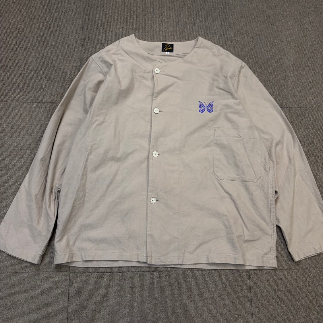 needles 니들스 노카라 오버핏 탑 파자마 L  상품이미지1