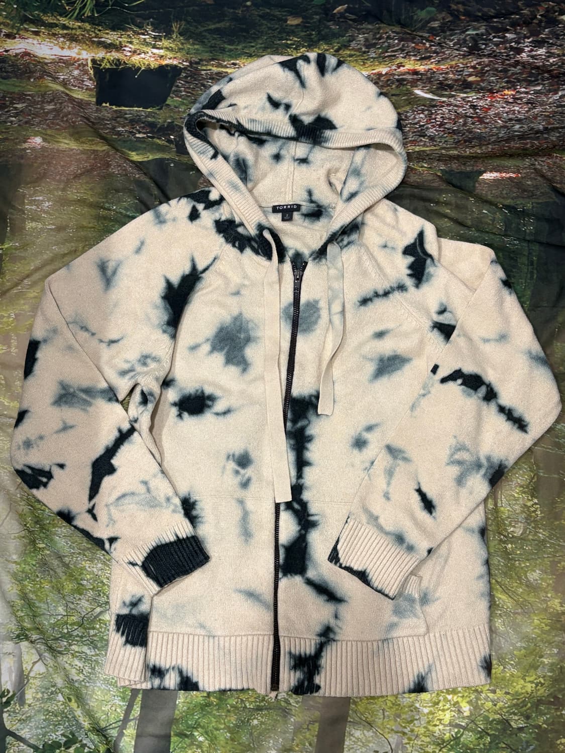 타이다이 아이보리 후드집업 상품이미지3