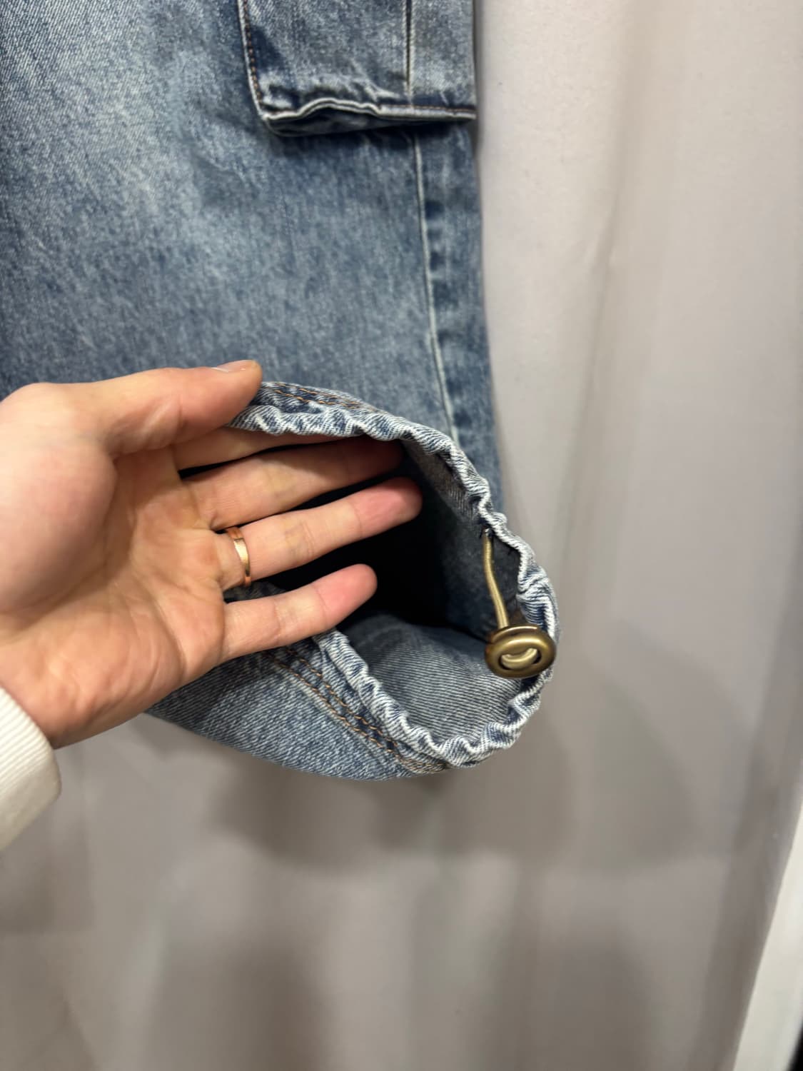 스컬프터 데님 카고 팬츠 바지 S사이즈 상품이미지7