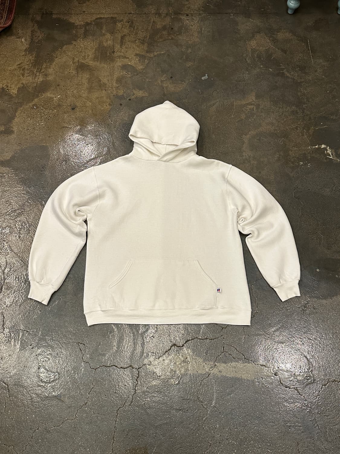 90s Russell 러셀 made in USA 블랭크 후드티 L 상품이미지1