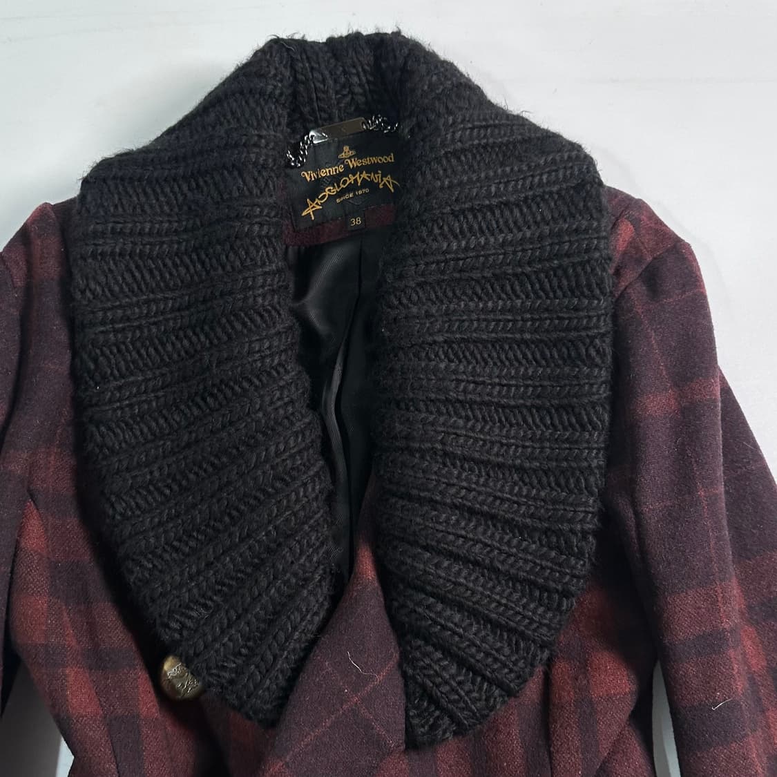 비비안웨스트우드 체크코트  상품이미지4