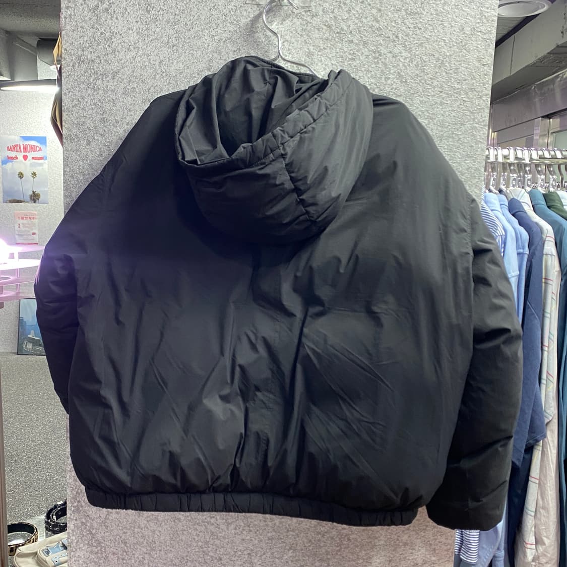 라퍼지스토어 투웨이 블랙 패딩 B3916 상품이미지6