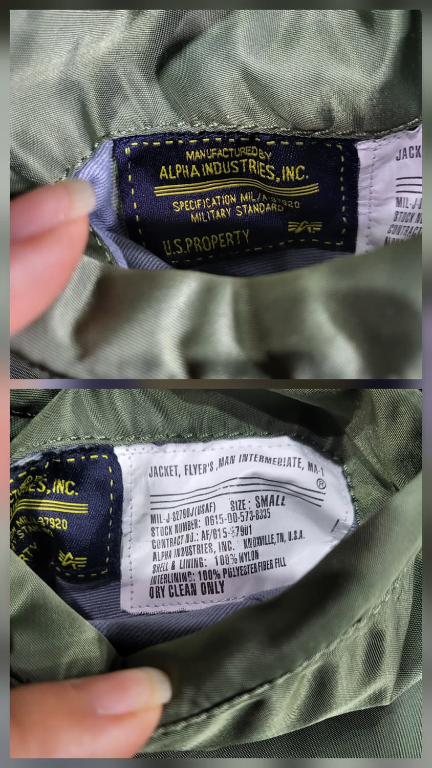 알파인더스트리 리버시블 MA-1 상품이미지9