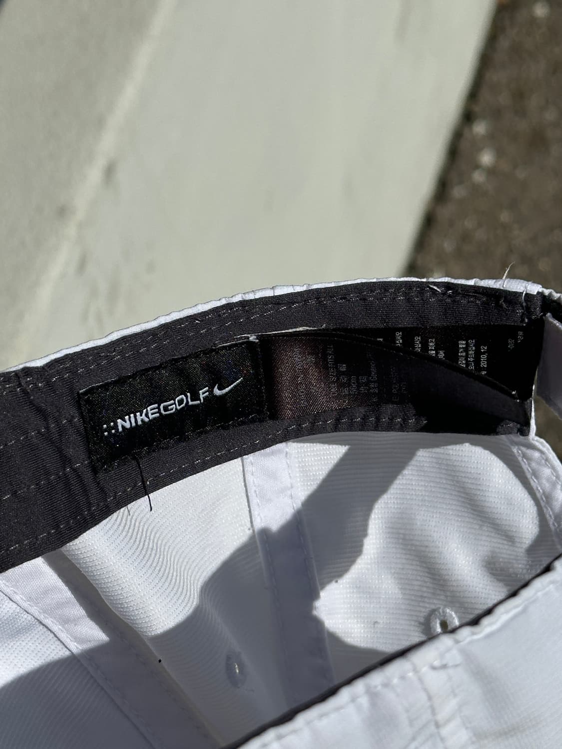 [F] 나이키 화이트 러닝 볼캡 모자 상품이미지6