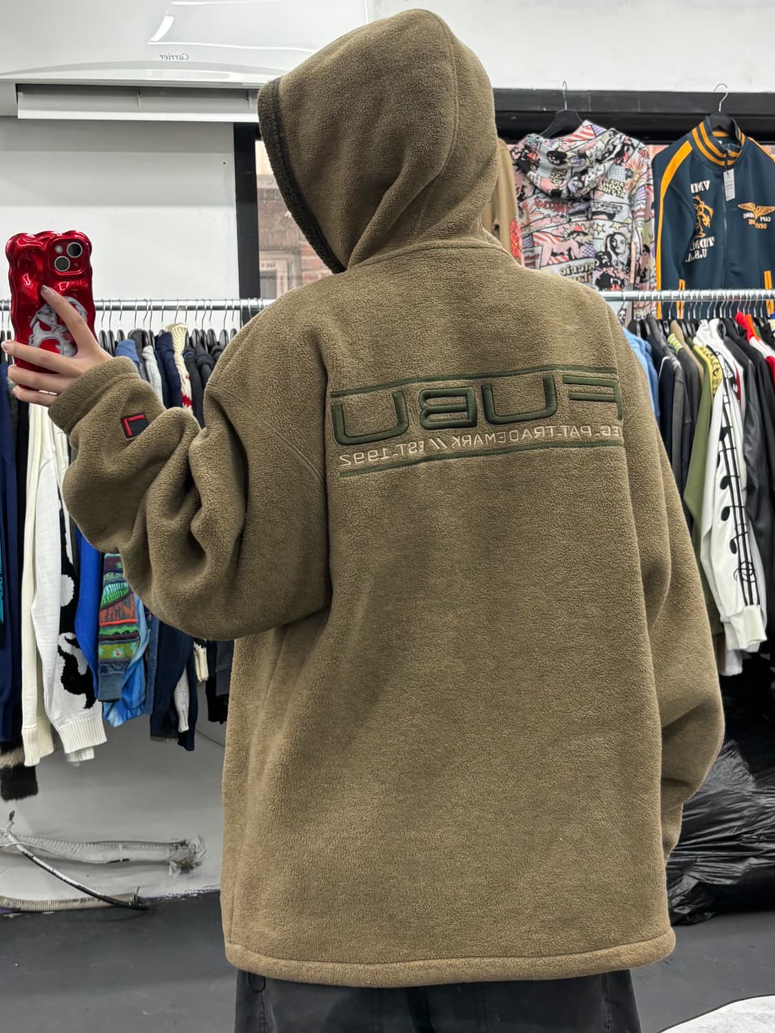 FUBU 푸부 빅로고 플리스 자켓 상품이미지2