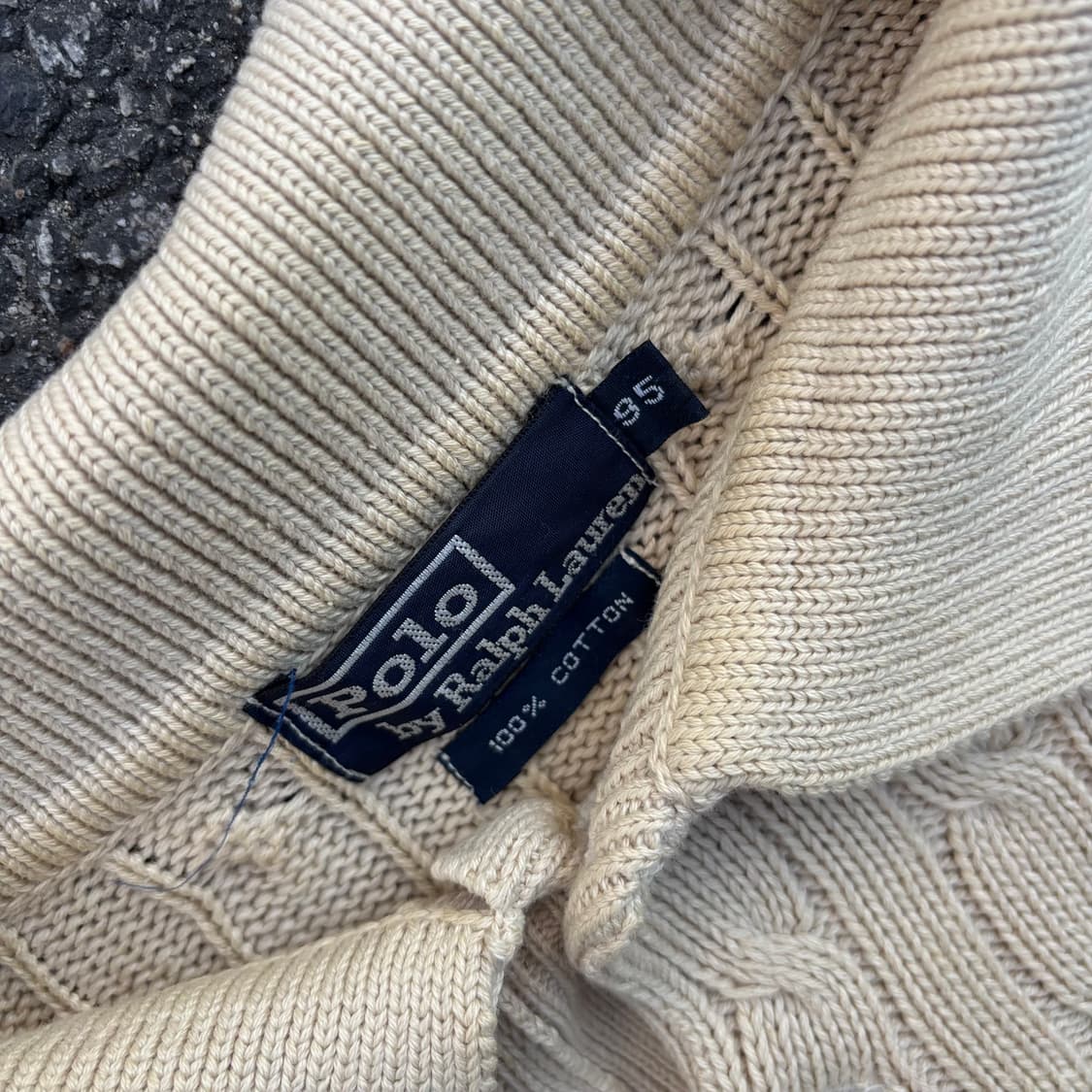 90년대 폴로 랄프로렌 케이블 니트 상품이미지3