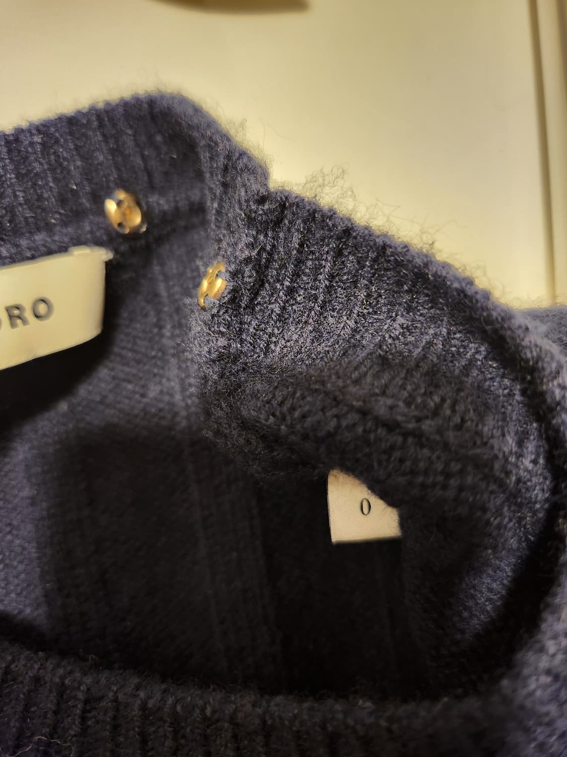 (정품)산드로 Sandro 네이비 니트 상품이미지5