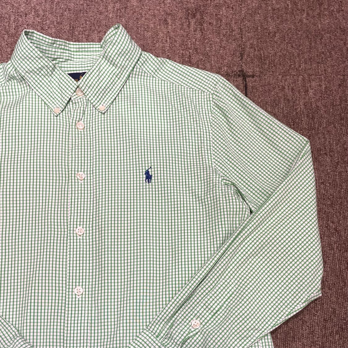 (L) POLO 폴로 랄프로렌 체크 셔츠 상품이미지3