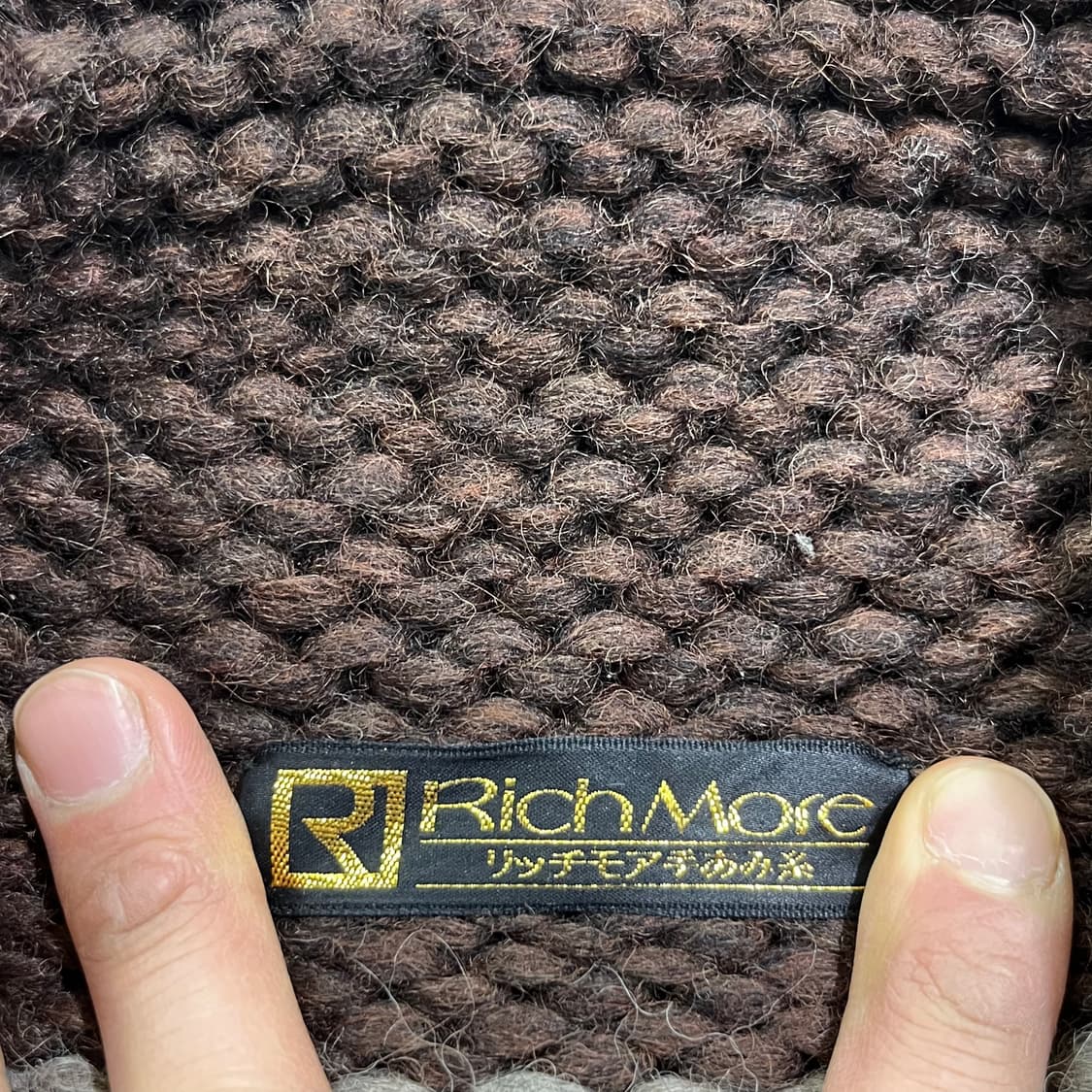 [Rich More] 리치모어 웨스턴 사막 패턴 핸드니트 코위찬 상품이미지7