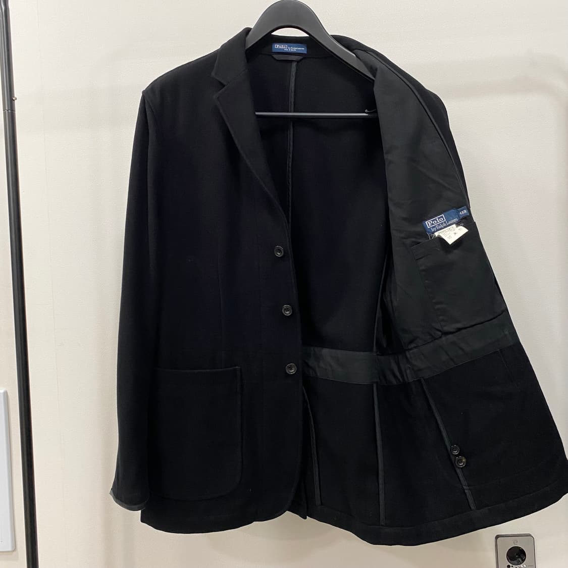 폴로 랄프로렌 엘보 레더 패치 울 3B 블레이저 상품이미지9