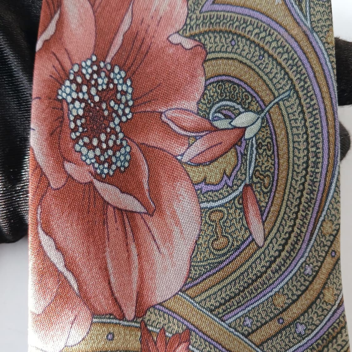 휴고보스 실크 플라워 페이즐리 넥타이 9.5cm A+등급 A19570
 상품이미지8