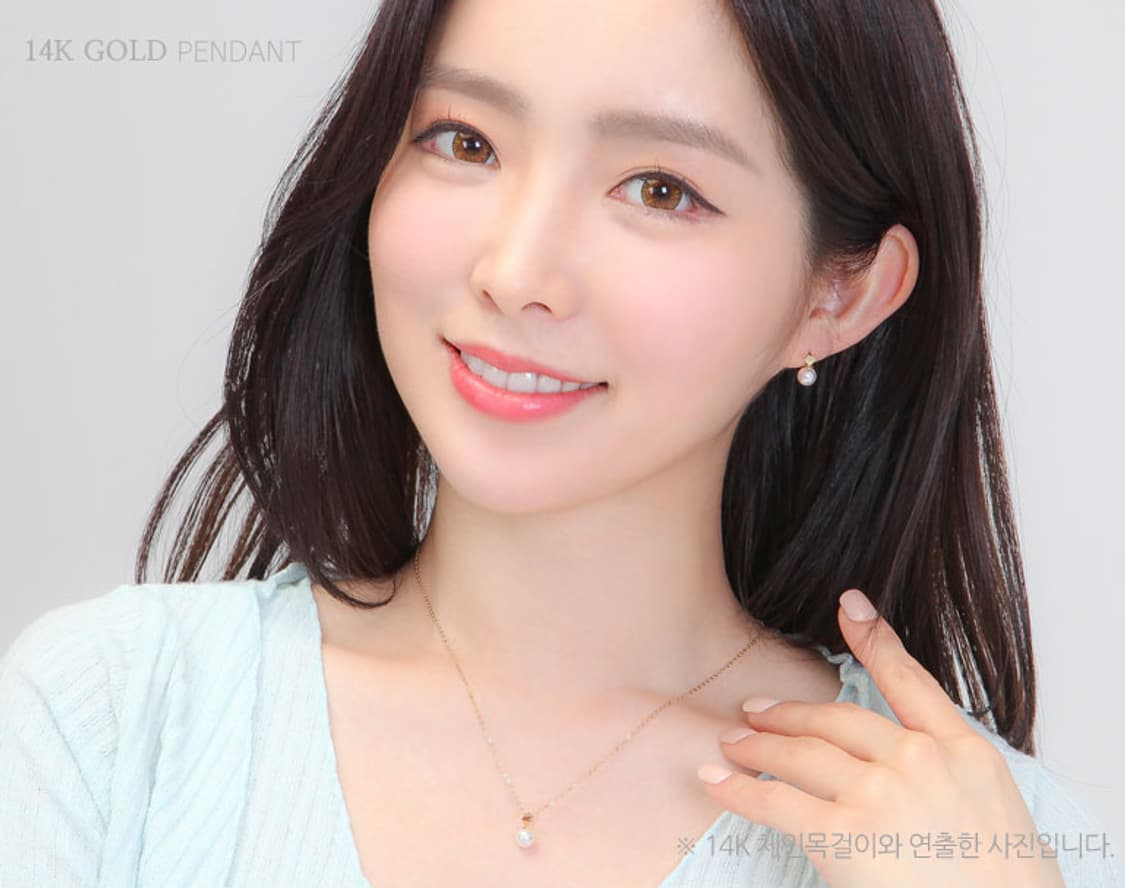 [미니아트]14K골드 모니카6mm 진주목걸이 판매 상품이미지4