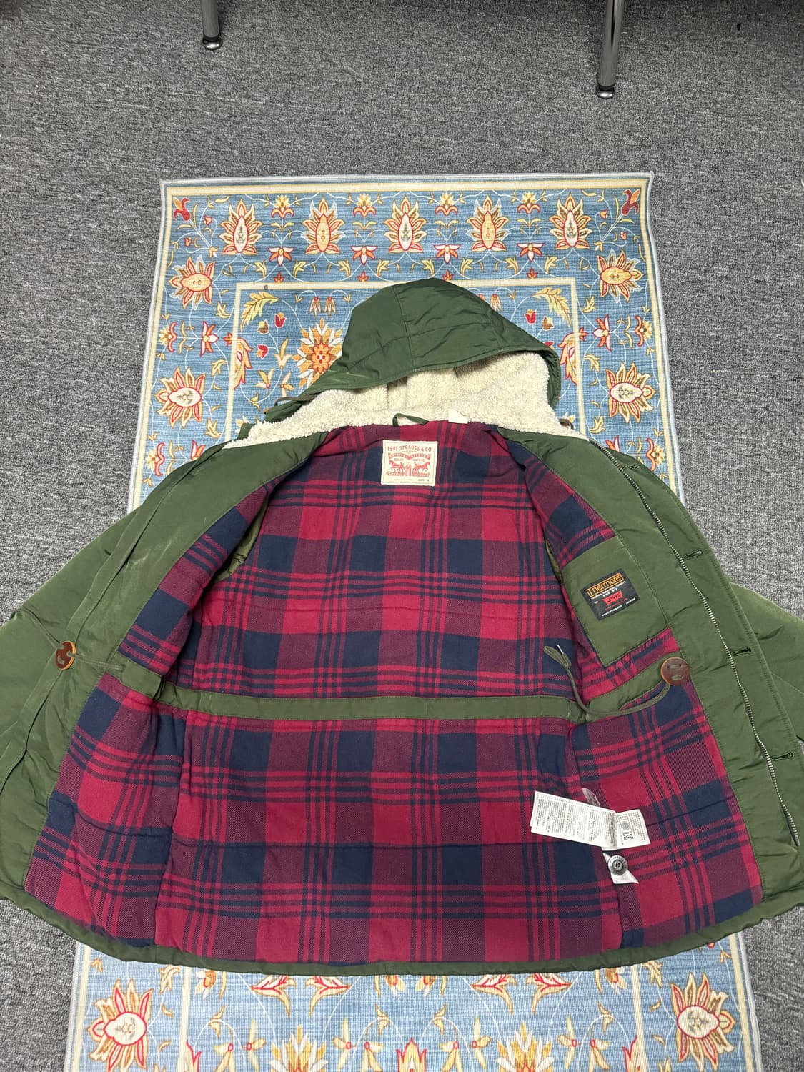 리바이스 덕 다운 시어링 야상 파카 상품이미지5