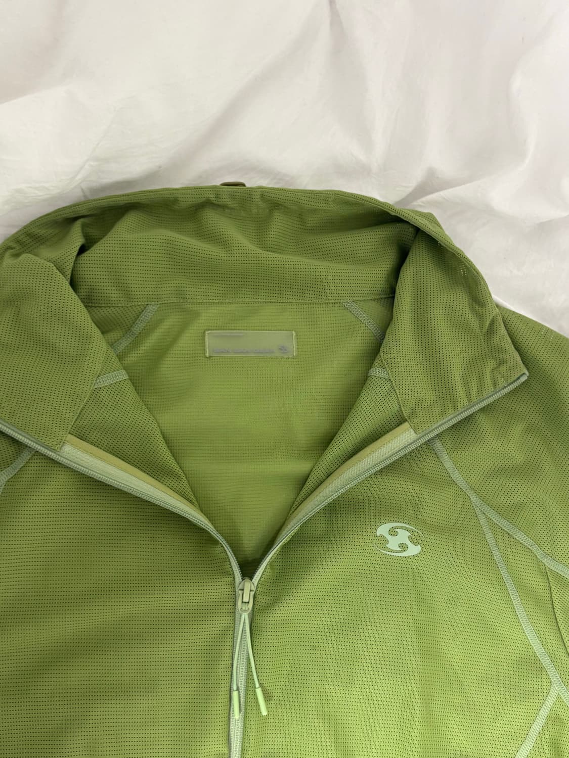 산산기어 메쉬 자켓 그린 - 24SS 상품이미지4