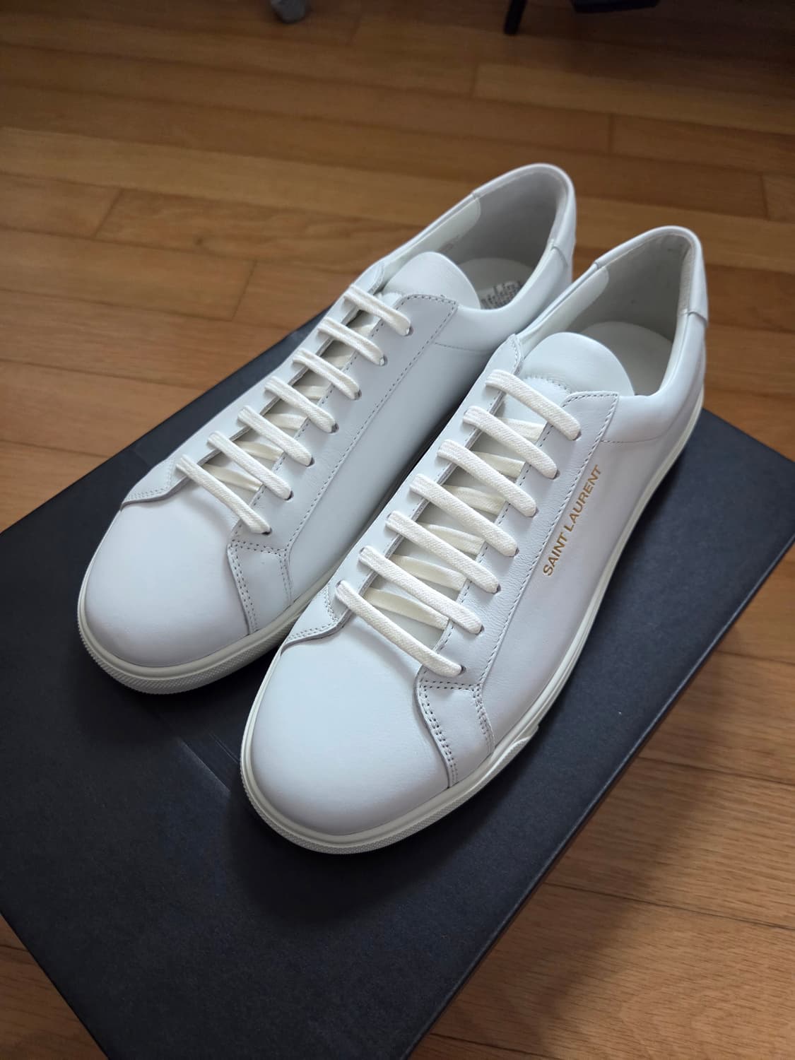 생로랑 앤디 스니커즈 화이트 43사이즈 (새상품) 상품이미지1