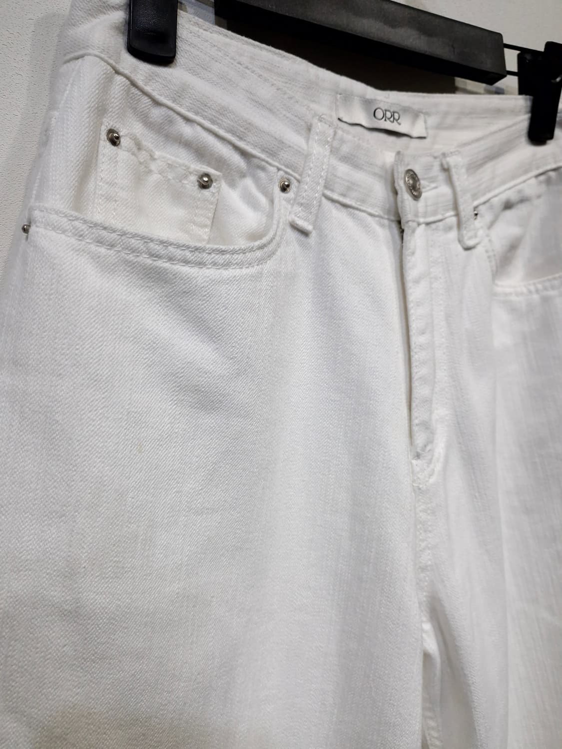 ORR 오르 23SS 와이드 데님 팬츠 화이트 상품이미지5