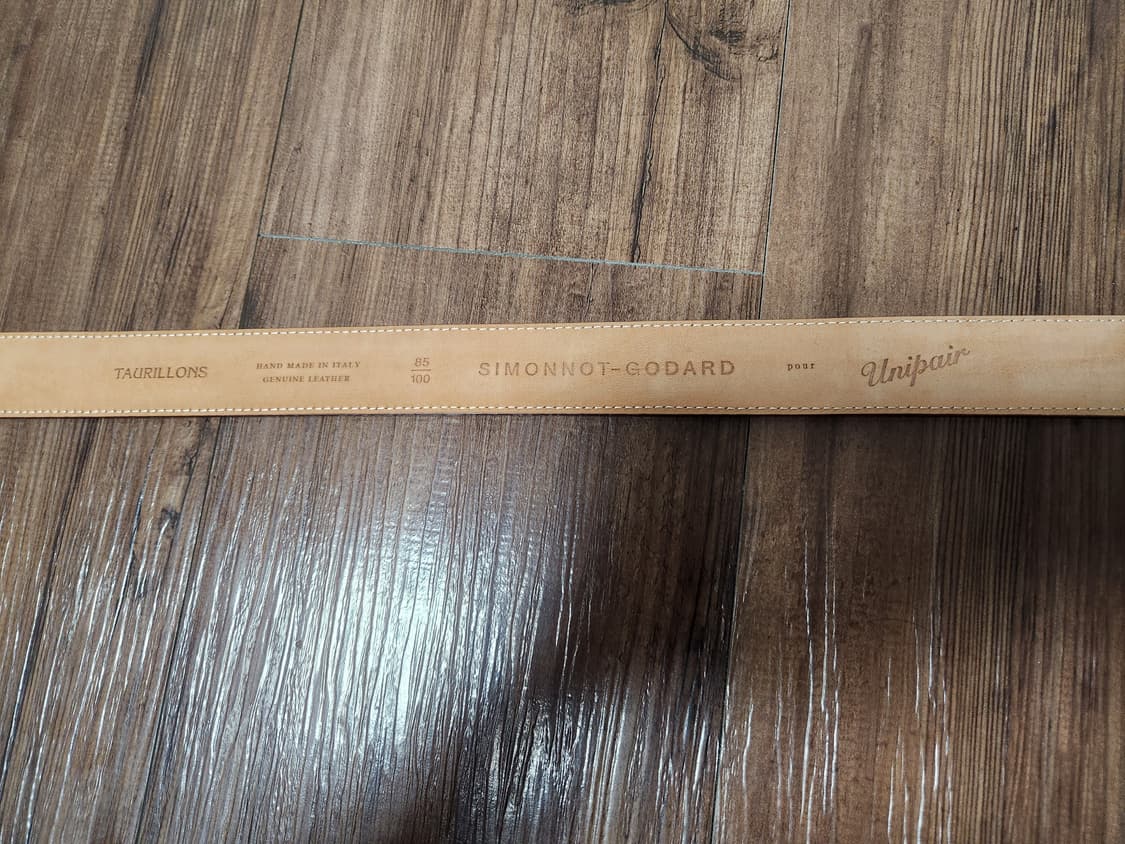 시모노고다 그레인 레더벨트 30사이즈(새상품) 상품이미지5