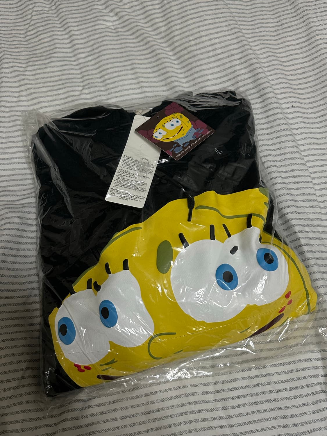 (L) 유니클로 스폰지밥 후드 새상품 상품이미지1