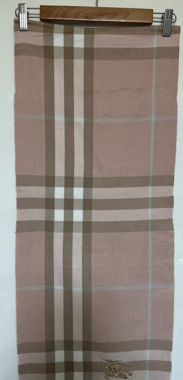 버버리 체크 머플러 캐시미어 목도리 남여공용 상품이미지4