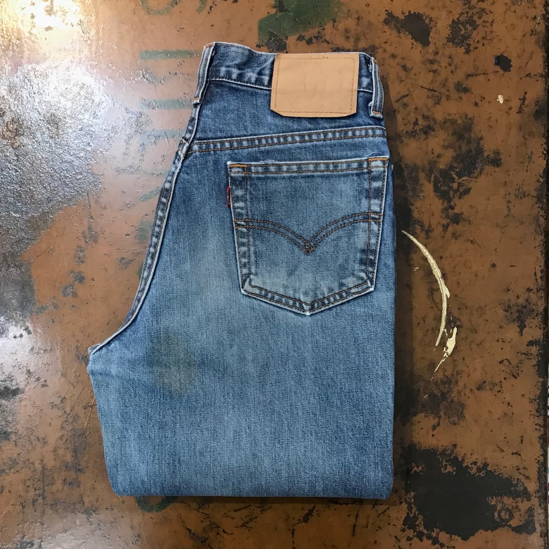 리바이스 505 다크 블루 데님 팬츠 청바지 허리 29 사이즈 상품이미지1