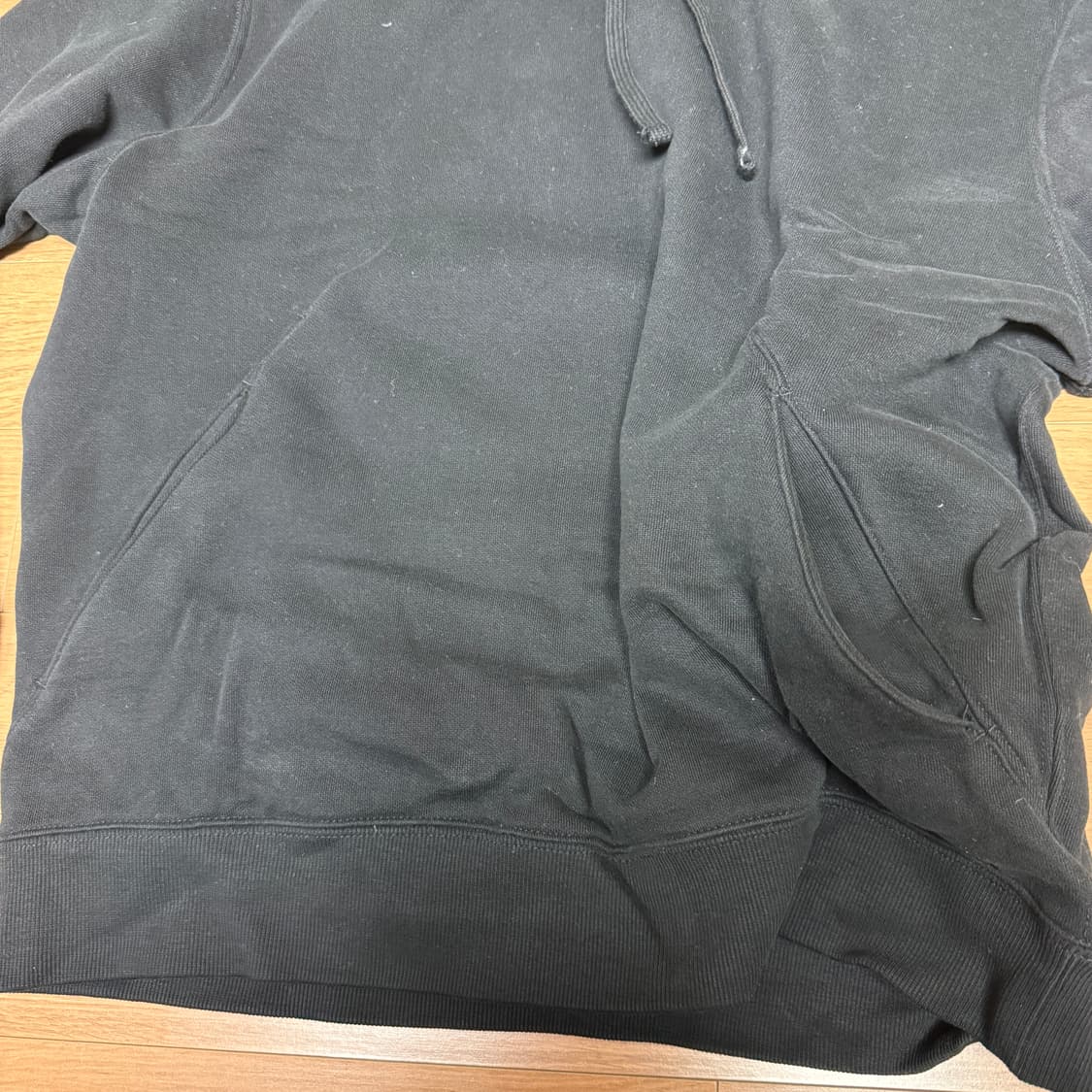 COS 검정색 후드티 S사이즈 상품이미지2